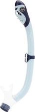 "Dry Snorkels for Clear Visibility - Cressi Iguana Ice Cyan/Blue Navy"