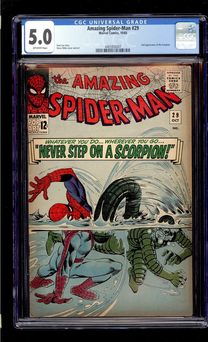 Amazing Spider-Man #29 1965 CGC 5.0 VG/FN OW High Definition
