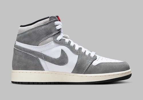 Nike Air Jordan 1 Retro High OG ‘Washed Black’ GS 5Y (6.5W) Casual Sneakers New✅ - Picture 2 of 8