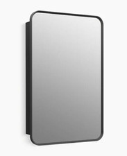 Kohler K-35570-BLL, Verdera 22"x34", Framed Rectangular Medicine Cabinet, Black