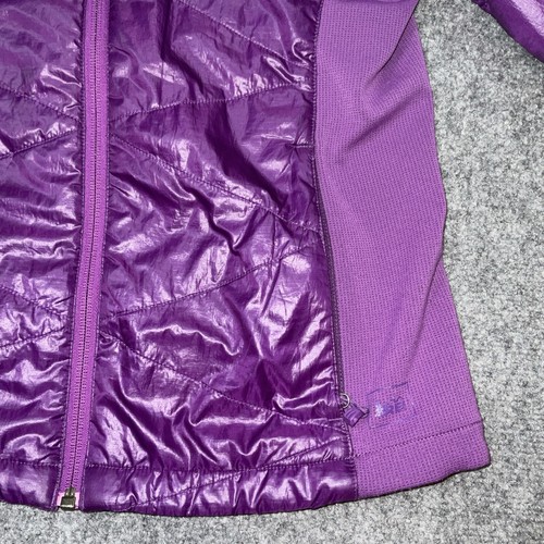 REI Jacket Girls Size XL Purple Outdoors Zip Coat Removable Hood And Sleeves - Picture 7 of 13