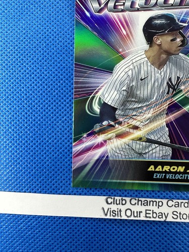 2024 VV-4 Aaron Judge Topps Stadium Club Virtuosos Velocity Green 08/50 Yankees - Picture 5 of 13