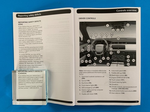 2018 Range Rover Velar 2.0L Diesel, 2.0L 3.0L Gas Owners Manuals Owner Books Set - Picture 9 of 11