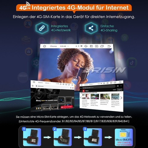 Android 13 CarPlay 4GB+64GB DAB+ Autoradio 8-Kern CD Navi WiFi BMW X5 E53 Canbus - Bild 10 von 24