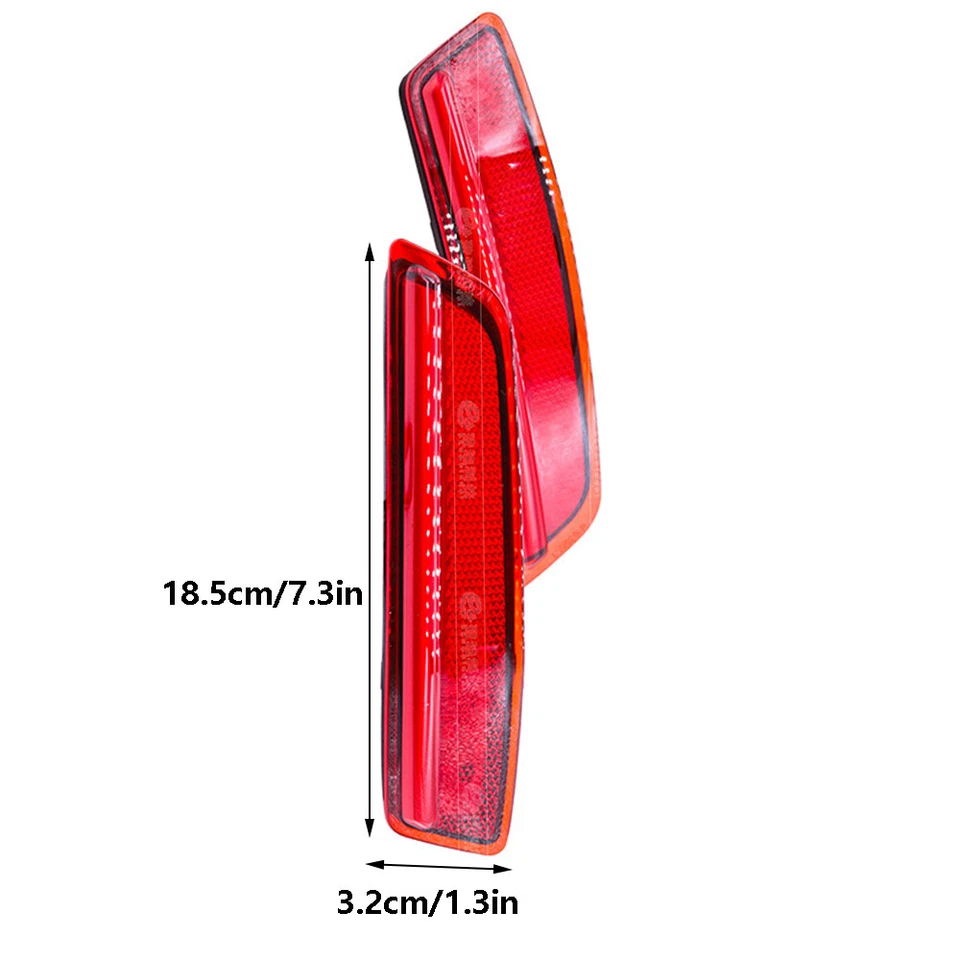 Luz de freno LED de parada trasera reflector de parachoques trasero rojo para Lexus GS350 GS450H 2013+ Foto 4 de 4