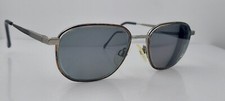 Vintage Charmant Brown Gray Oval Titanium Sunglasses Japan FRAMES ONLY