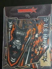 Indie Performance Motocross ATV Decal Kit - War Pilot Tribute Orange/Black