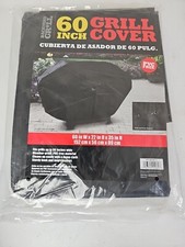 Backyard 60 Inch Grill Cover Black PVC Free Sturdy 60" W x 22" D x 35" H NEW 