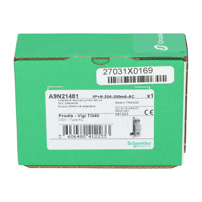 Schneider Electric A9N21481 earth leakage add-on block New NFP Sealed