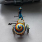 Circa 1950’s Tin Wind-up Tricycle with Bell Marked Japan as is — photo 6
