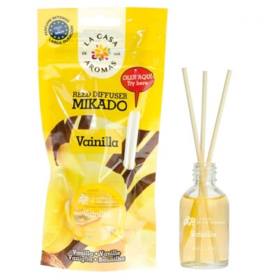 8428390046705 La Casa de los Aromas Patyczki zapachowe Wanilia 30ml (P1) La Casa
