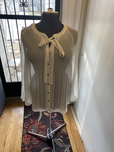 Blusa blanca manga larga Lane Bryant 14/16 - Imagen 2 de 8
