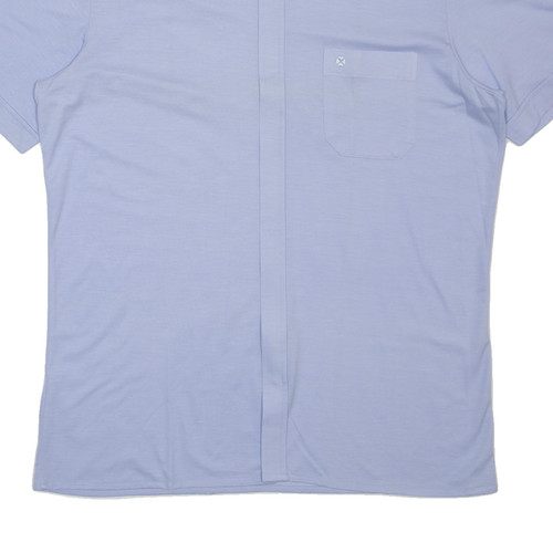 Camisa lisa azul M de TREND para hombre - Imagen 5 de 6