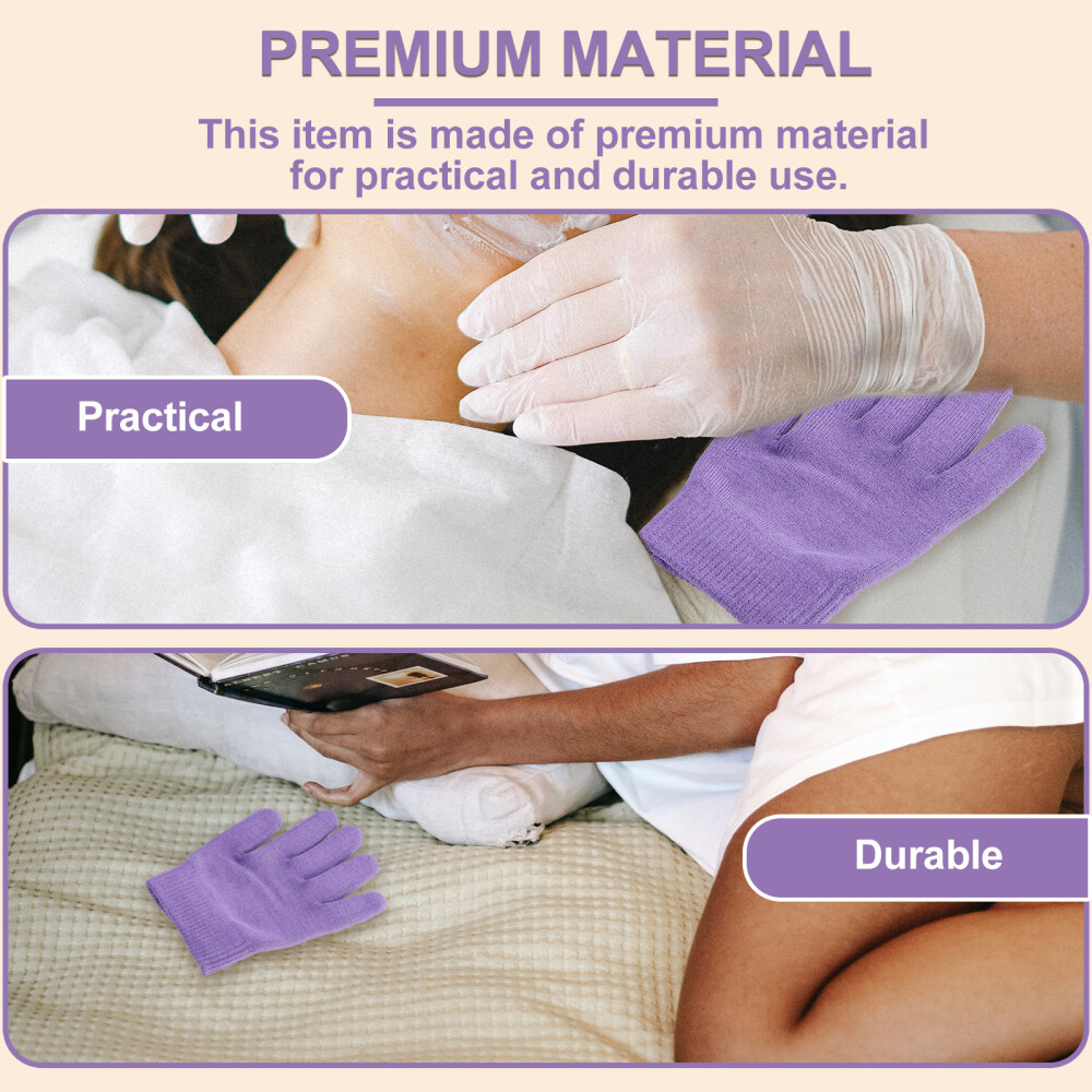 Purple Inner Essential Oil Moisturizing Gel Hand Mask Gloves Lotion