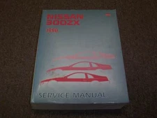 1990 Nissan 300ZX Factory Shop Service Repair Manual Twin Turbo 2+2 3.0L V6