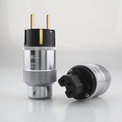EU Version Netzstecker Schuko IEC HIFI Audio audiophile Stromkabel Stecker DIY