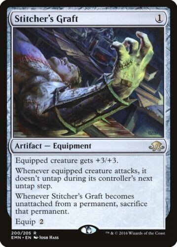 *Stitcher's Graft 2x FOIL EMN MTG Eldritch Moon Rare MINT artifact *Stitcher's Graft 2x FOIL EMN MTG Eldritch Moon Rare MINT artifact