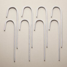 8 Ground Pegs Polytunnel Greenhouse Anchor Kit for Gazebo Tent Marque Shed Cage