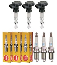 3x Zündspule +3x NGK Zündkerze für Nissan Micra IV K13_ 1.2 DiG-S
