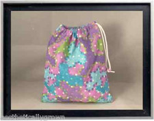 Gymnastics Leotard Grip Bags / Purple and Blue Camo Gymnast Birthday Goody Bag