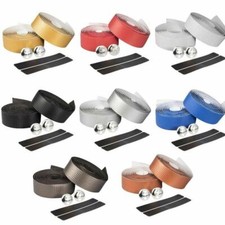 2x Cycling Road Bike Bicycle Handlebar Tape Rubber Handle Bar Wrap Non-slip