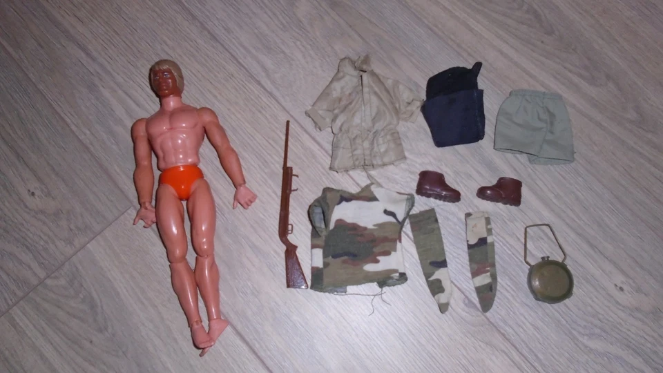 Big Jim Mattel Jeff tenue safari spy no action joe man vintage pack - Photo 3/3