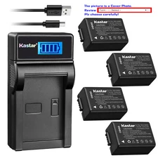 Kastar Battery LCD USB Charger for Panasonic DMW-BMB9 Panasonic Lumix DMC-FZ70