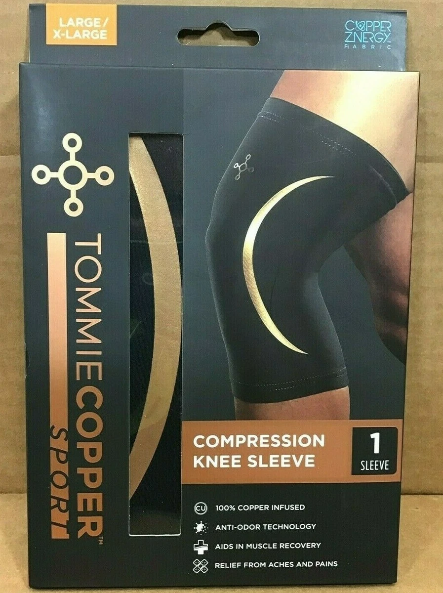 Tommie Copper Knee Brace Compression Sleeve Joint Pain Relief L/XL