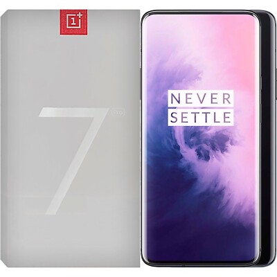 OnePlus 7 Pro 4G Mirror Grey 128GB + 6GB Dual-SIM Unlocked GSM NEW