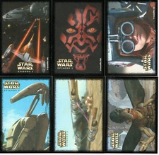 STAR WARS EPISODE 1 THE PHANTOM MENACE CANADIAN SANDYLION VENDING STICKER SET 12
