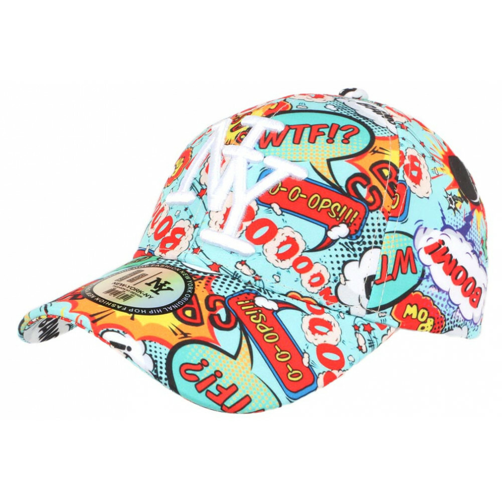Casquette Baseball NY Noir Et Jaune - Marque Hip Hop Honour - Taille Unique Unisexe