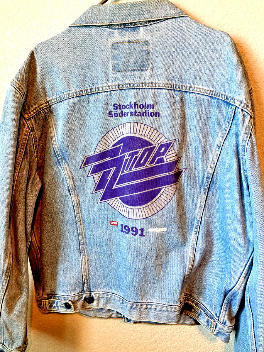 ジャケット・アウター 90s DENIME JACKET VINTAGE LEVI DENIM TOUR JACKET XL ZZ TOP 1991 | eBay