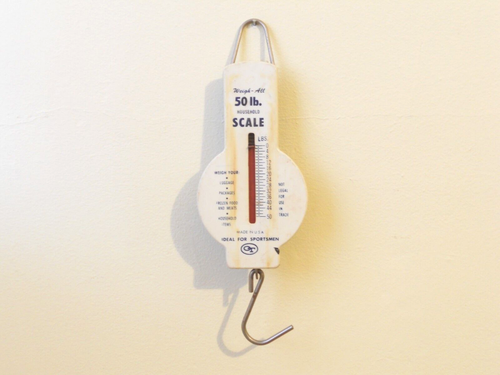 Fischer Vintage Sportler Fischwaage - Bild 1 von 2