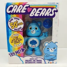 Care Bears Grumpy Bear Interactive Figure 50+ Reactions 2020 Basic Fun New