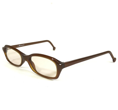 Vintage La Eyeworks Sonnenbrille MINION 164 Glänzend Braune Rahmen Braune Linsen