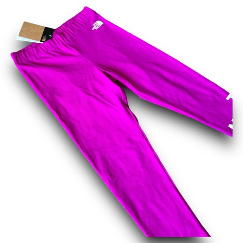 The North Face - Cotton Logo Legging 7/8 - Big Girls Size X-Large - Fuchsia Pink - Picture 3 of 21