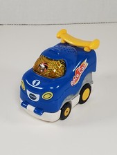 Vtech Go Go Smart Wheels Press and Race Race Car With Lights and Sounds EUC