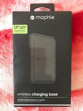 Image of Brand New Genuine Mophie Wireless Charging Base  in Black in Original Box