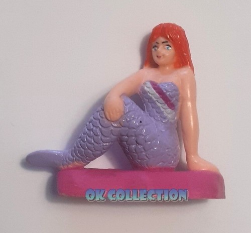Rare Set n°12 Mini Plastic Figures Collection MERMAID SIRENS (Soma Italy 1991) - Picture 12 of 13