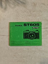 Vintage Fujica ST605 Owner's Manual - Camera Manual