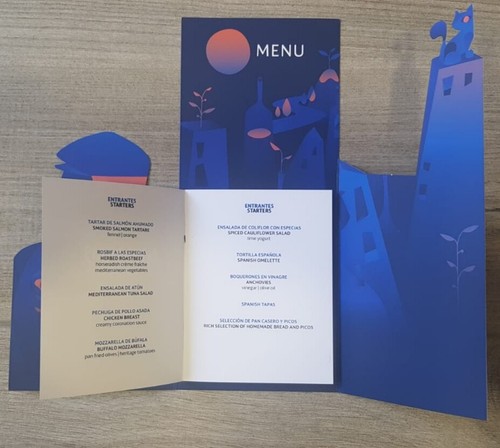 2019 TOTTENHAM HOTSPUR SPURS v LIVERPOOL CHAMPIONS LEAGUE FINAL MENU - Picture 3 of 3