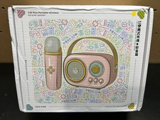 NEW C20 Plus Mini Karaoke Machine Portable Bluetooth Karaoke Speaker White