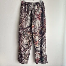 Huntworth Camo Pants Mens M REALTREE Hunting Elastic Waist Flaw