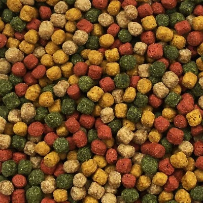 KOI-SHOP Koifutter Mix 10 kg *4 Sorten Multi Mix* Pelletgröße 3mm - 6mm Koi Fischfutter