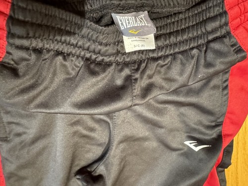 Lot Of 2 Boys Small (8) PUMA & Everlast Pants Black/red - Picture 6 of 7