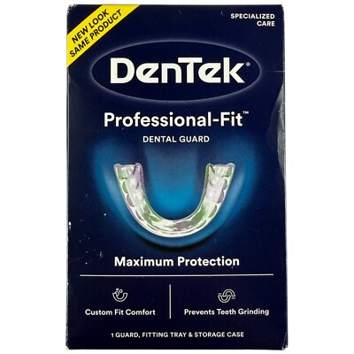 DenTek Professional Fit Maximum Protection Dental Guard (Antimicrobial Case) NOB