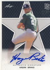 HAGAN BANKS 2020 Leaf Perfect Game PG Black AUTO /50 ALABAMA