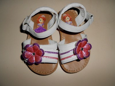 baby girl white sandals size 5
