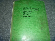 Lodge & Shipley AVS 2013 Lathe Parts Operator Instruction & Service Manual