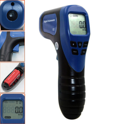Contact Tachometer Test Equipment Digital Tachometers New Digital RPM ...